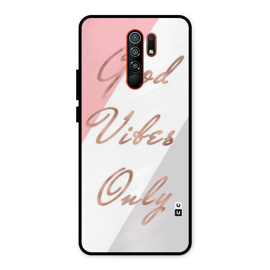 Vibes Classic Stripes Metal Back Case for Redmi 9 Prime