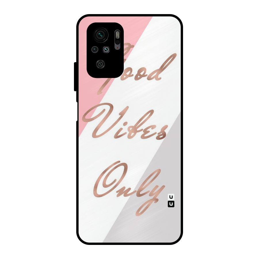 Vibes Classic Stripes Metal Back Case for Redmi Note 10S