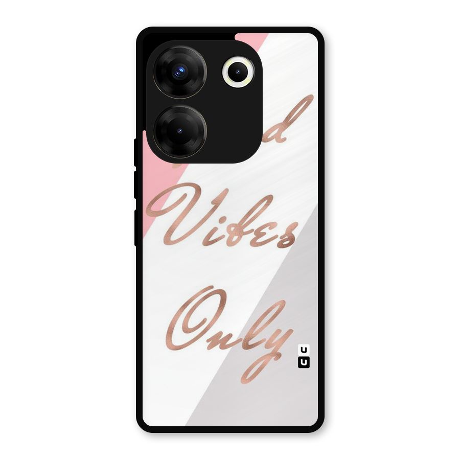 Vibes Classic Stripes Metal Back Case for Tecno Camon 20