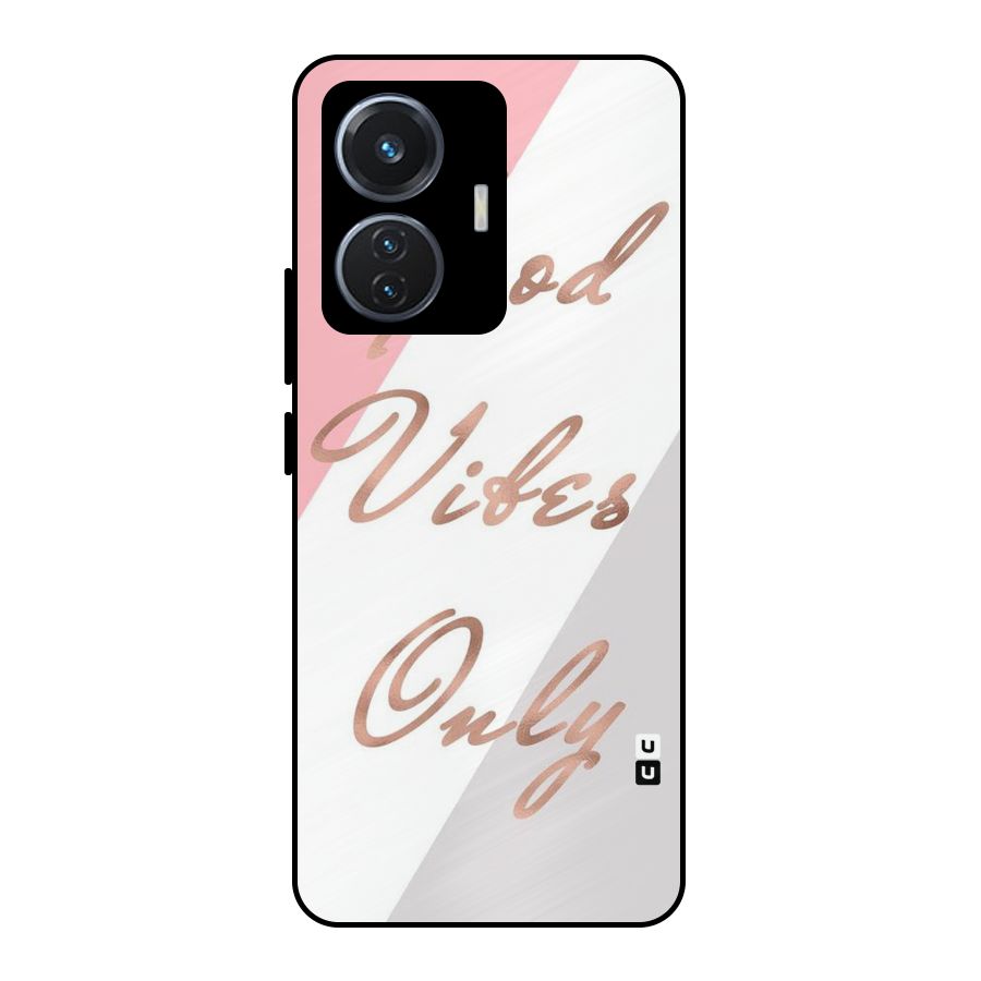 Vibes Classic Stripes Metal Back Case for Vivo T1 44W