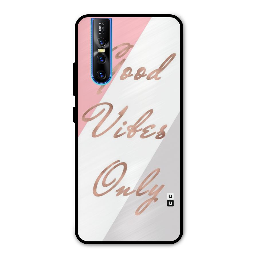 Vibes Classic Stripes Metal Back Case for Vivo V15 Pro