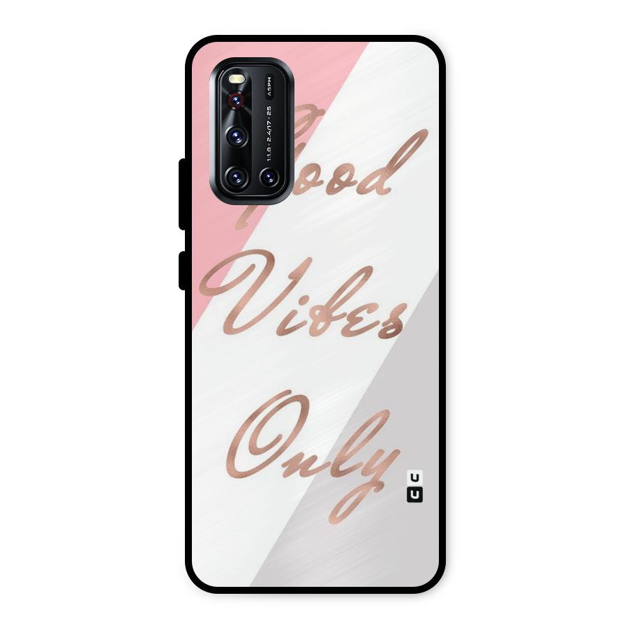 Vibes Classic Stripes Metal Back Case for Vivo V19