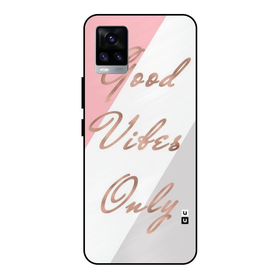 Vibes Classic Stripes Metal Back Case for Vivo V20 2021