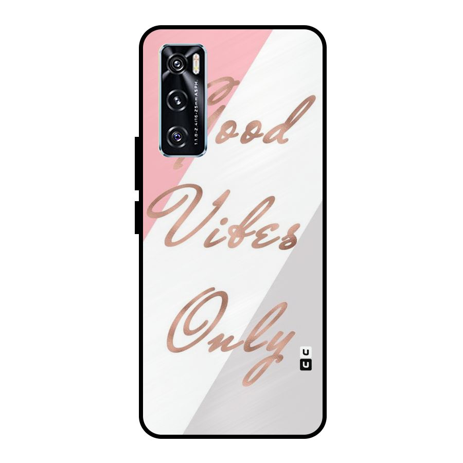Vibes Classic Stripes Metal Back Case for Vivo V20 SE