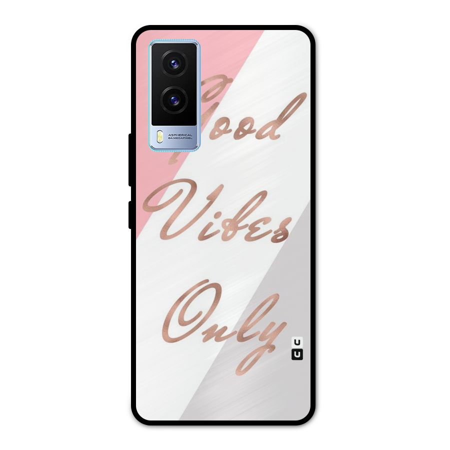 Vibes Classic Stripes Metal Back Case for Vivo V21e 5G