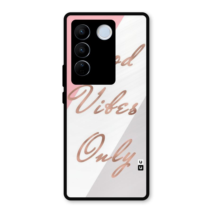 Vibes Classic Stripes Metal Back Case for Vivo V27