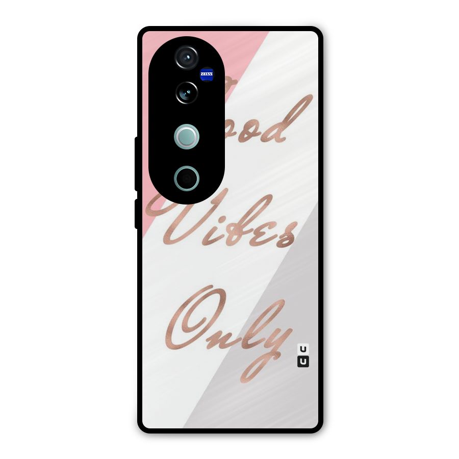 Vibes Classic Stripes Metal Back Case for Vivo V40 Pro