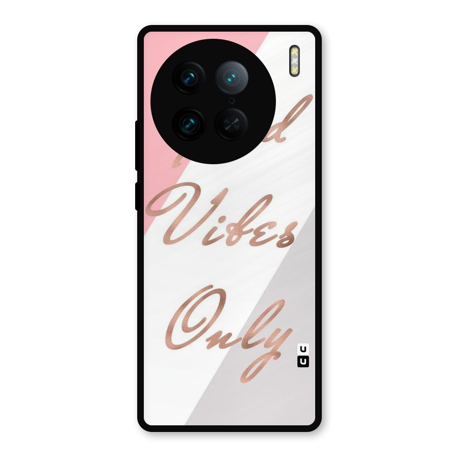 Vibes Classic Stripes Metal Back Case for Vivo X90 Pro