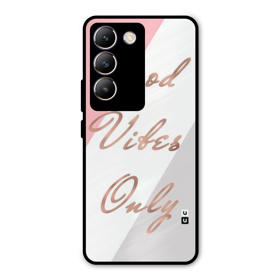 Vibes Classic Stripes Metal Back Case for Vivo Y200e