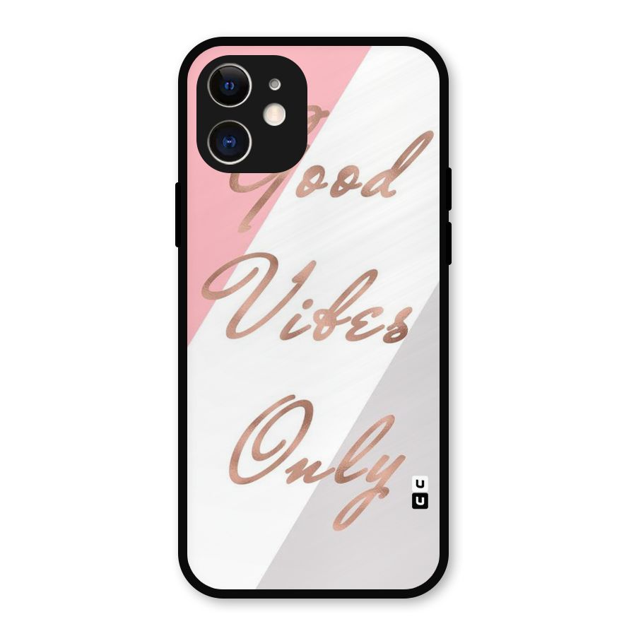 Vibes Classic Stripes Metal Back Case for iPhone 12