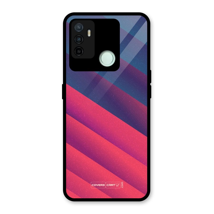 Vibrant Shades Glass Back Case for Oppo A53