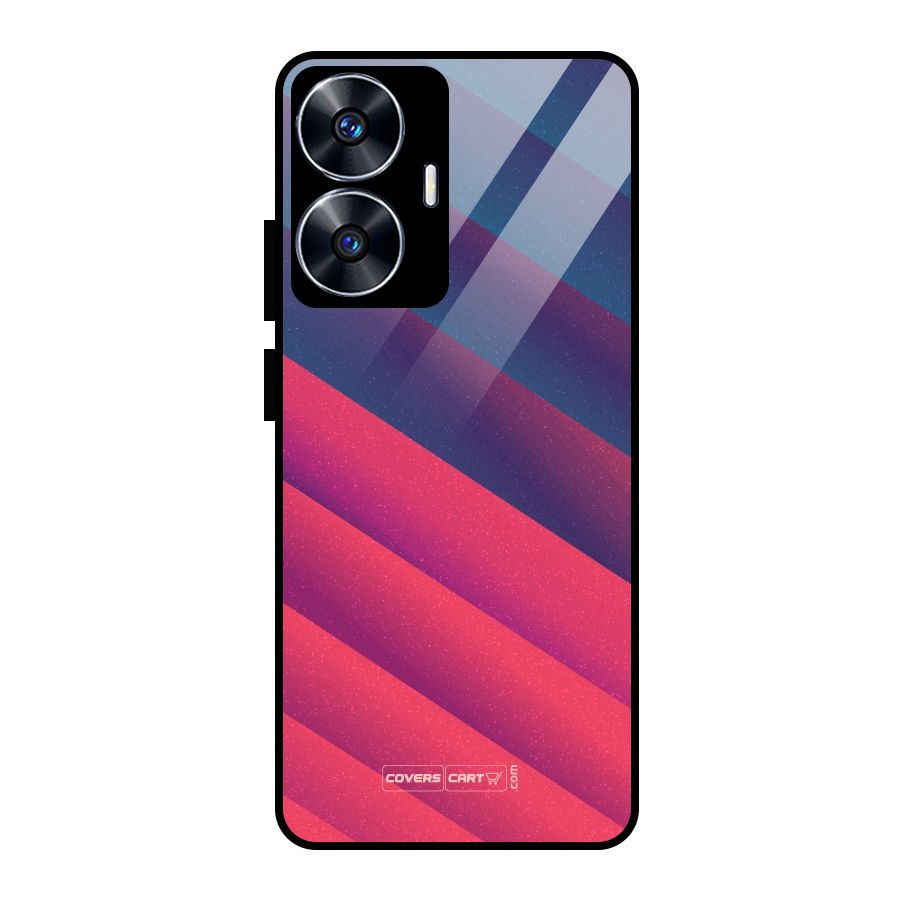 Vibrant Shades Glass Back Case for Realme Narzo N55