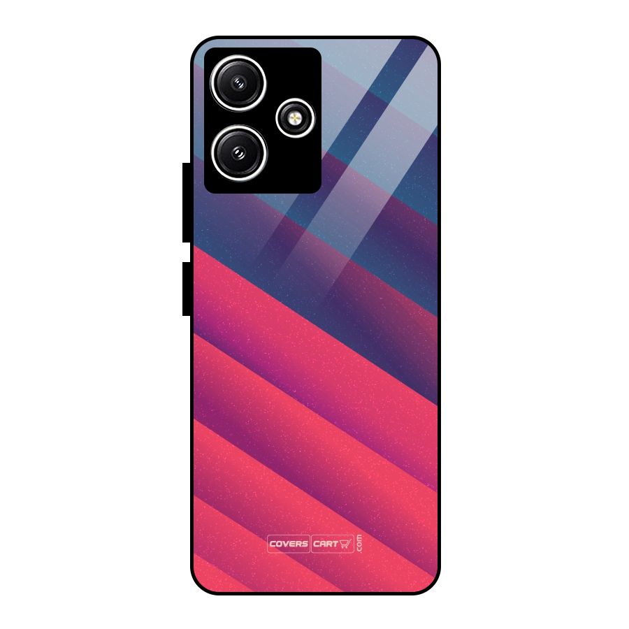 Vibrant Shades Glass Back Case for Redmi 12 5G