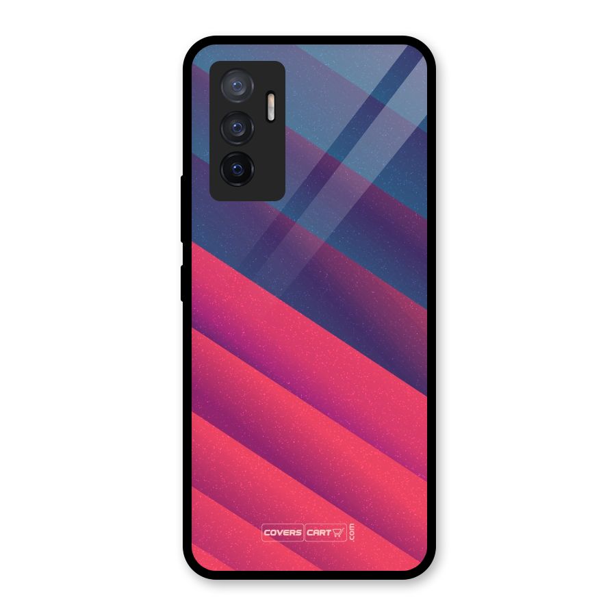 Vibrant Shades Glass Back Case for Vivo V23e