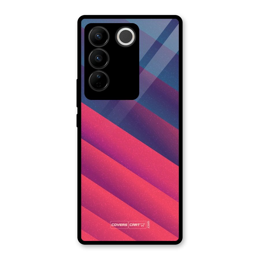 Vibrant Shades Glass Back Case for Vivo V27