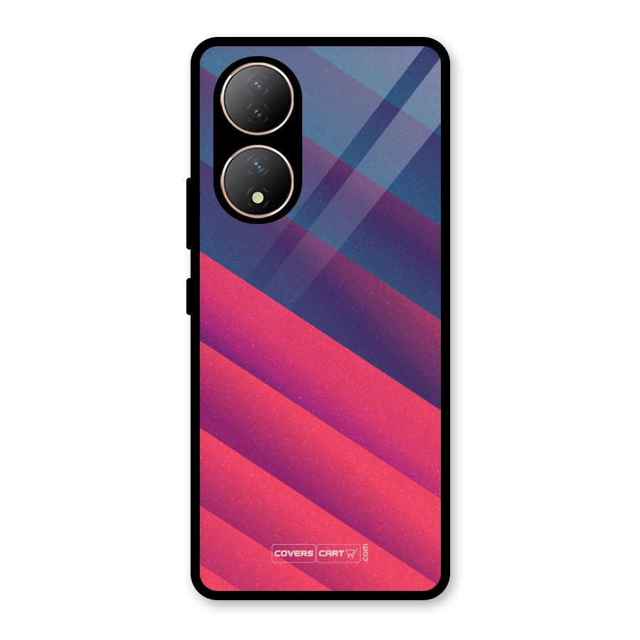 Vibrant Shades Glass Back Case for Vivo Y100A