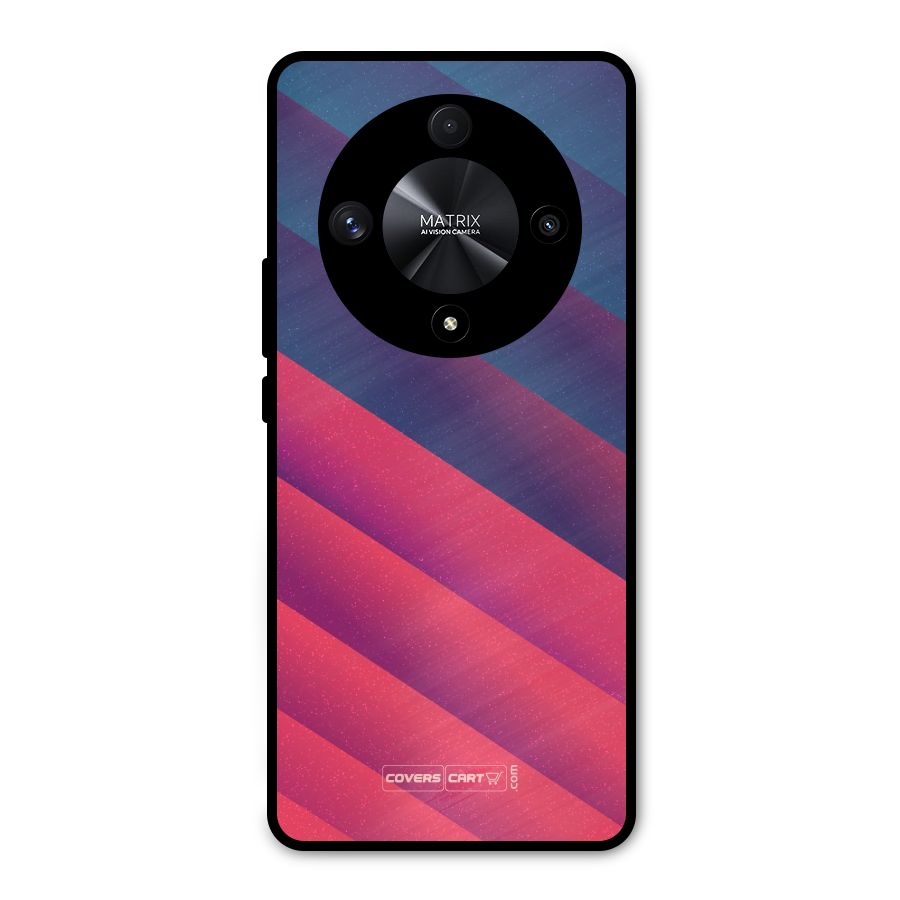 Vibrant Shades Metal Back Case for Honor X9b
