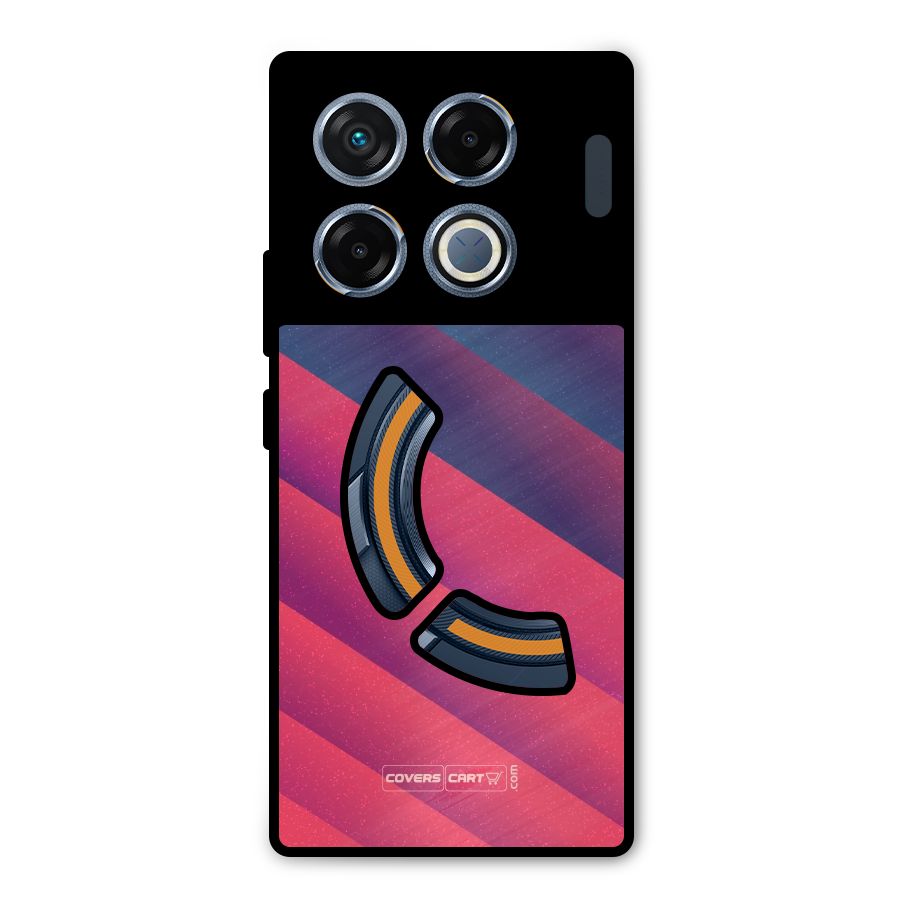 Vibrant Shades Metal Back Case for Infinix GT 20 Pro
