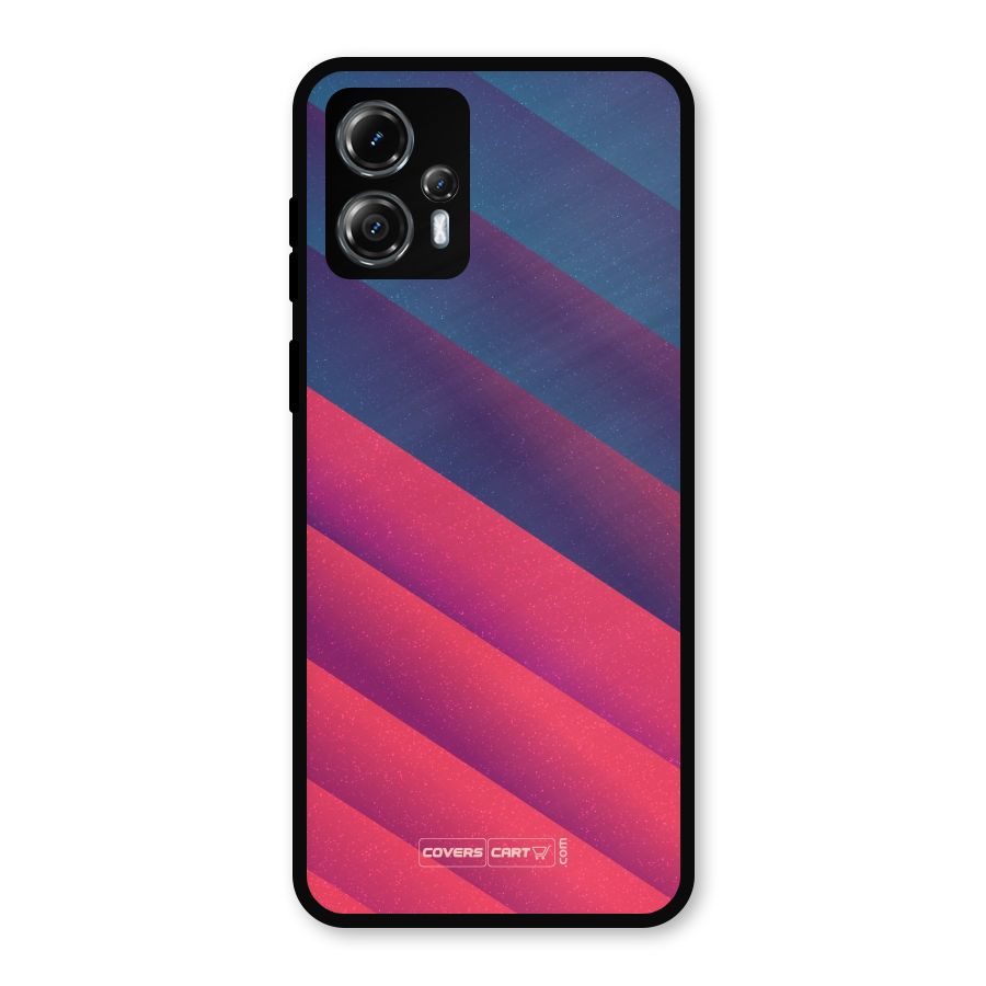 Vibrant Shades Metal Back Case for Moto G13
