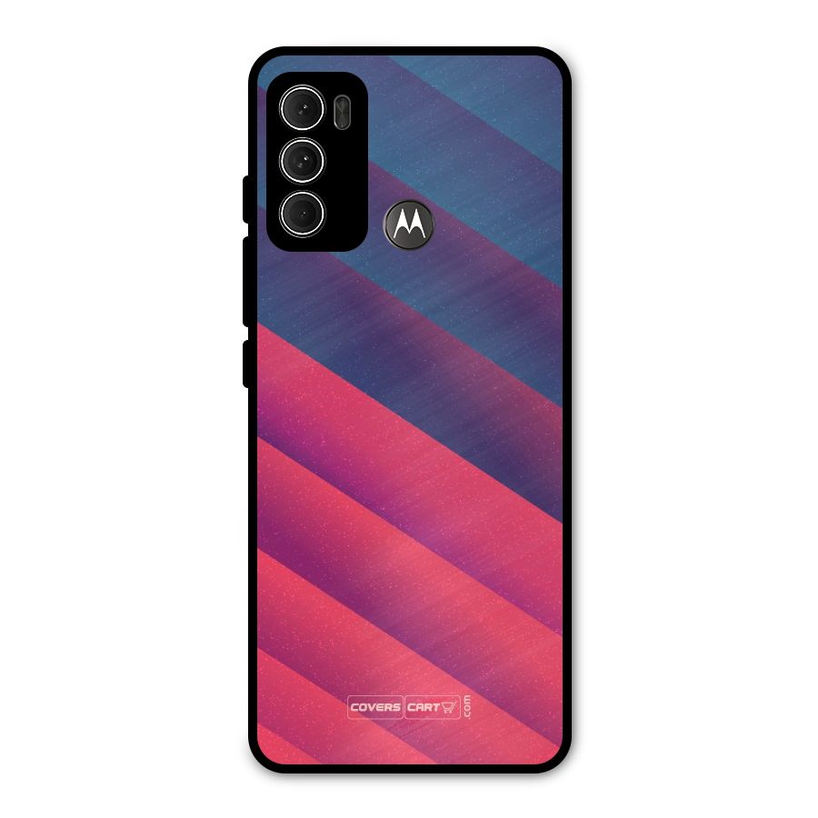 Vibrant Shades Metal Back Case for Moto G60