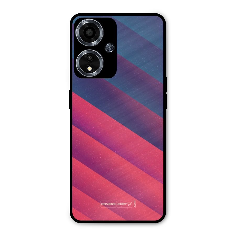 Vibrant Shades Metal Back Case for Oppo A59