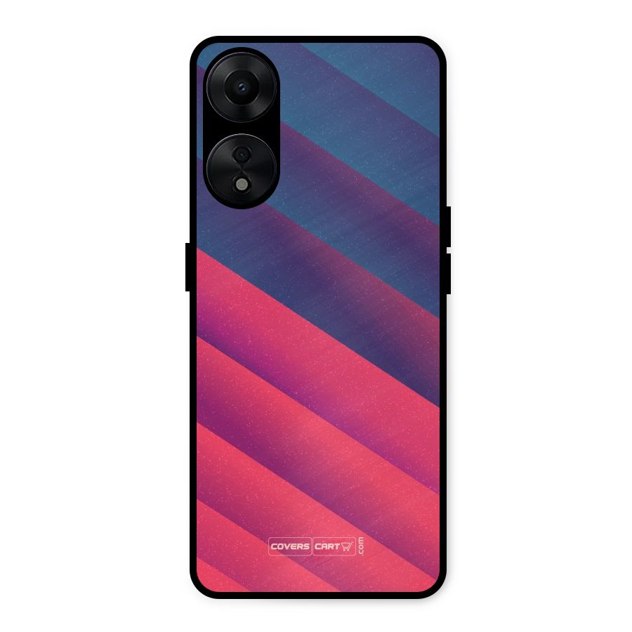 Vibrant Shades Metal Back Case for Oppo A78 5G