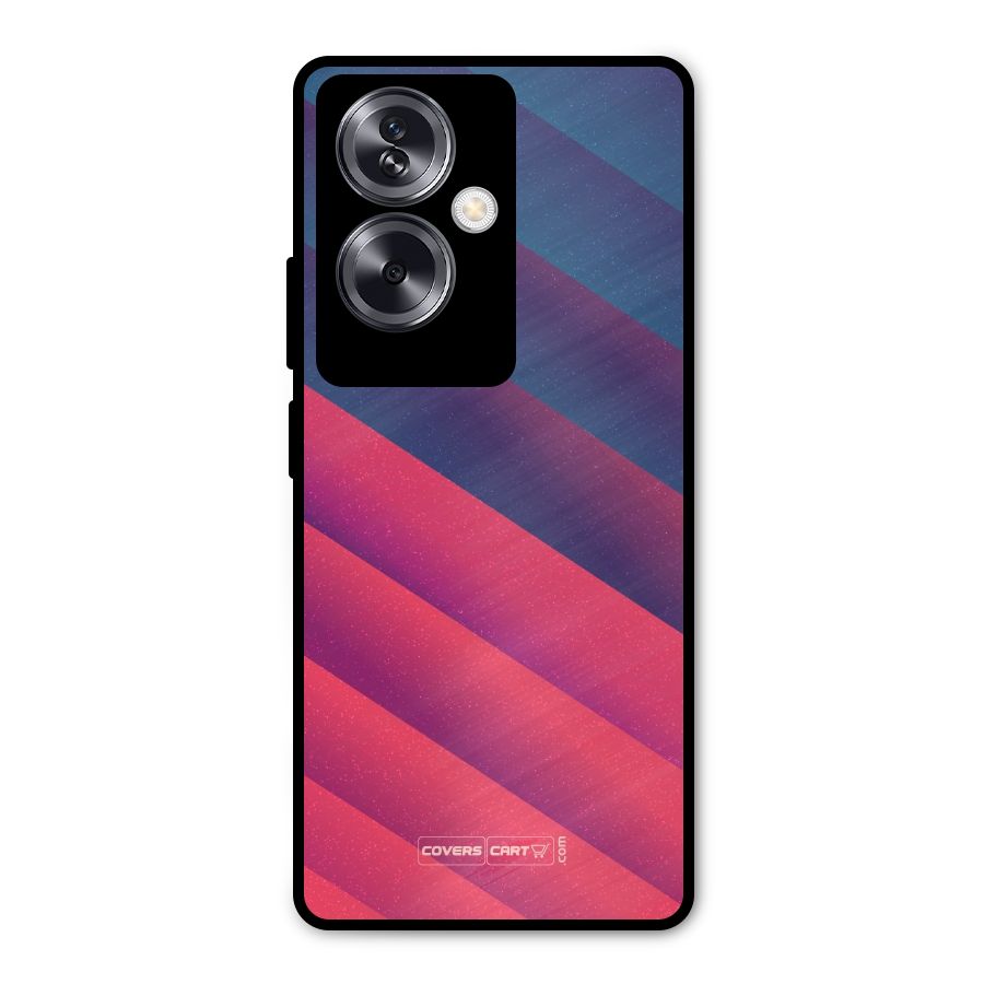 Vibrant Shades Metal Back Case for Oppo A79 5G
