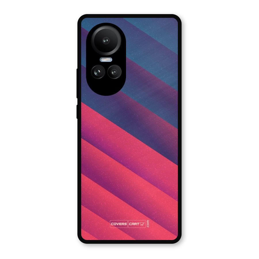 Vibrant Shades Metal Back Case for Oppo Reno10