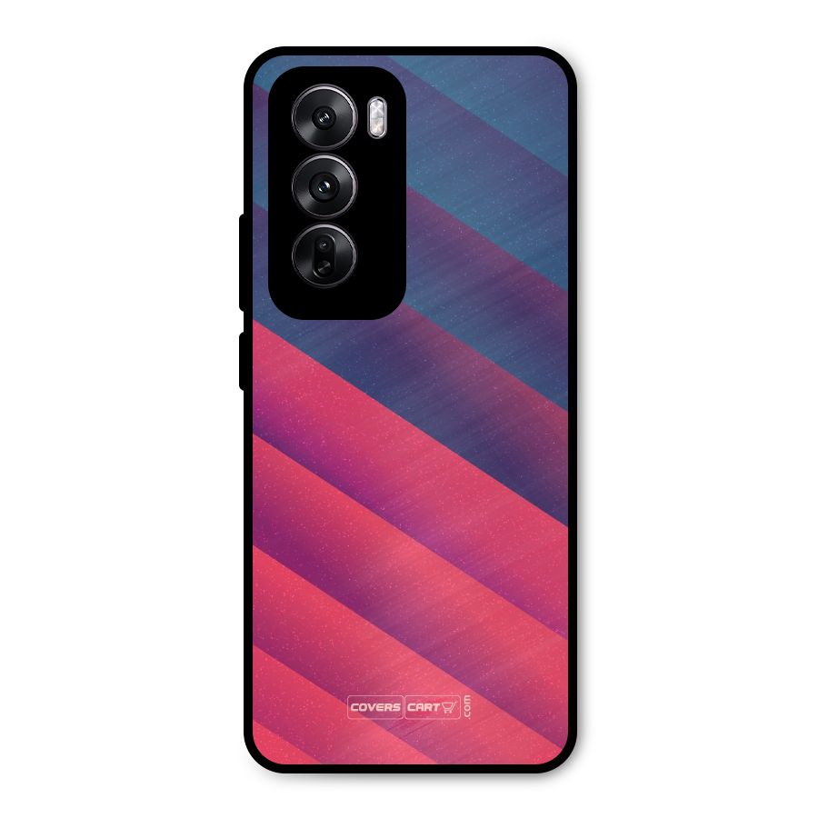 Vibrant Shades Metal Back Case for Oppo Reno12