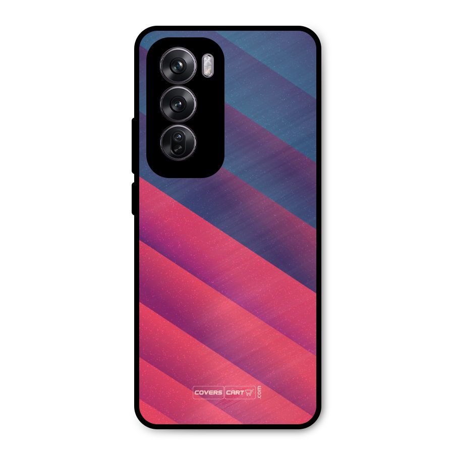 Vibrant Shades Metal Back Case for Oppo Reno12 Pro