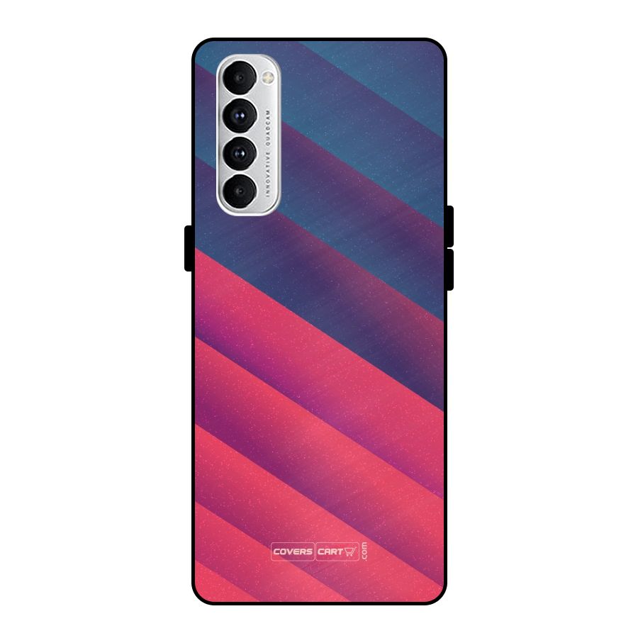 Vibrant Shades Metal Back Case for Oppo Reno4 Pro