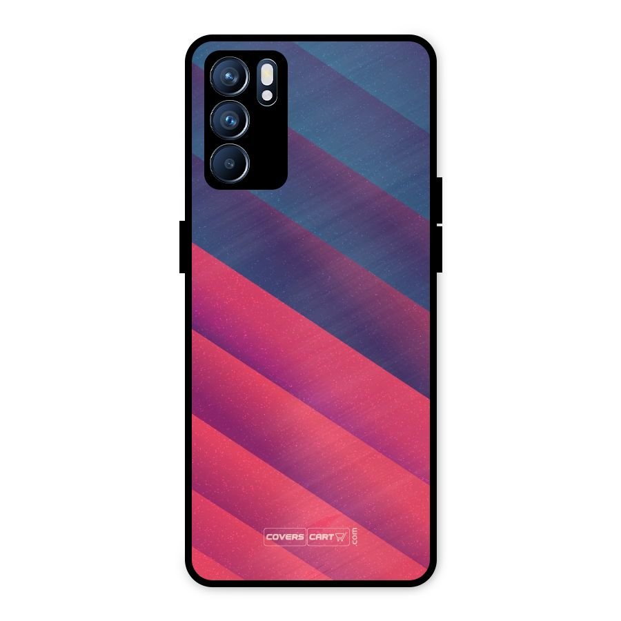 Vibrant Shades Metal Back Case for Oppo Reno6 5G