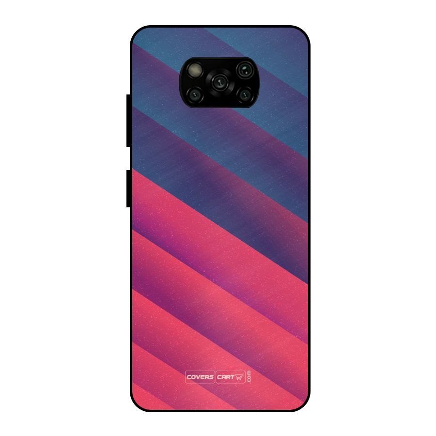 Vibrant Shades Metal Back Case for Poco X3