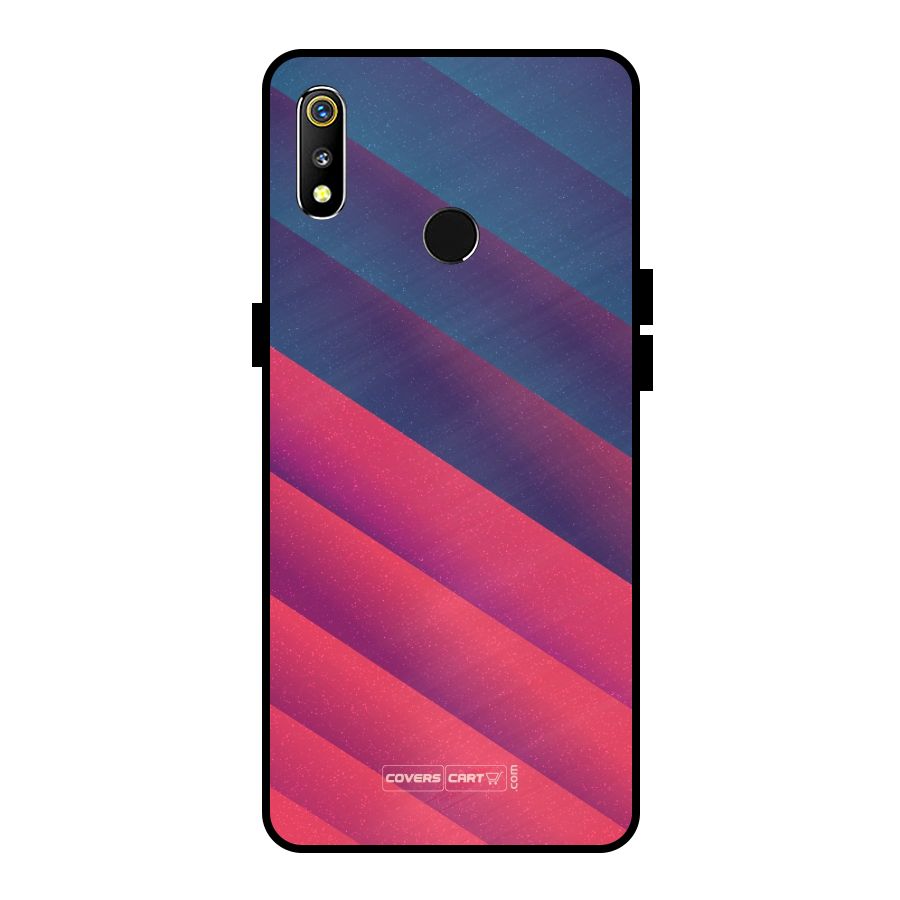 Vibrant Shades Metal Back Case for Realme 3