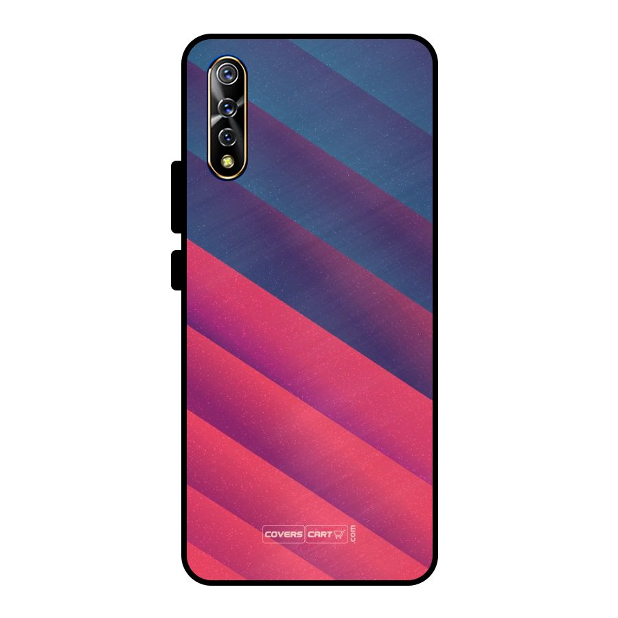 Vibrant Shades Metal Back Case for Vivo S1