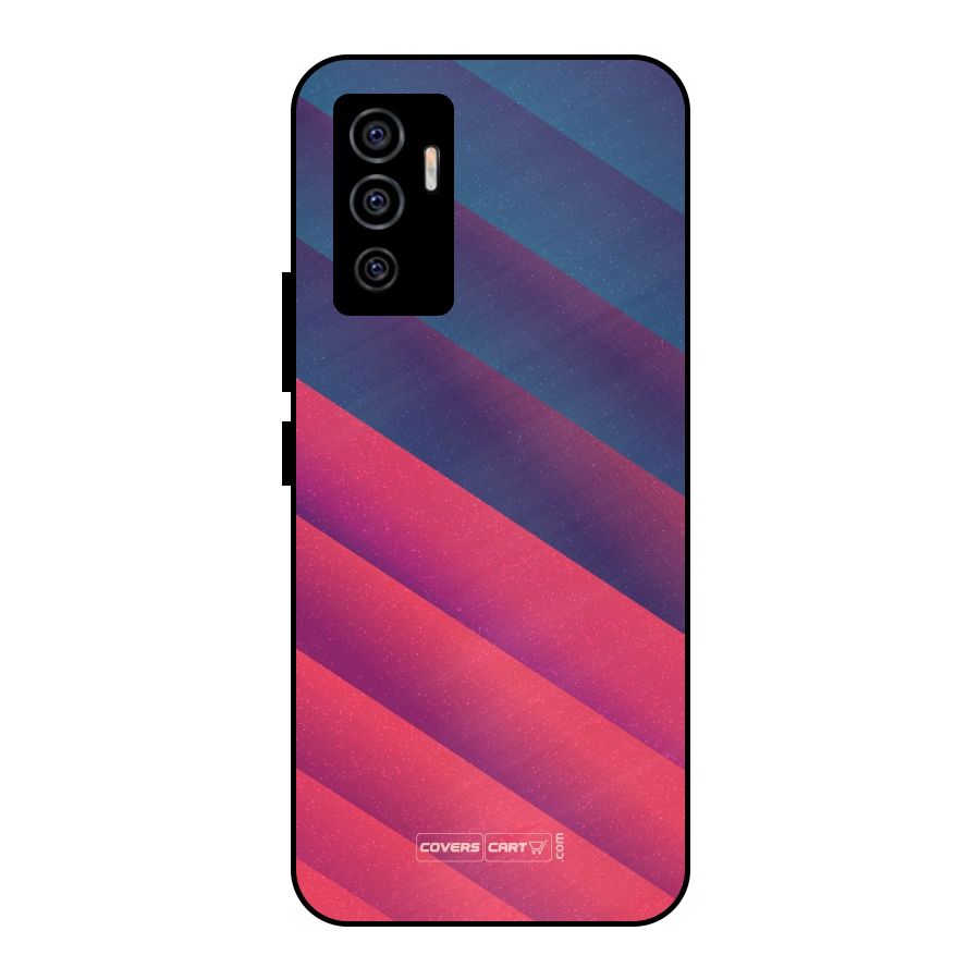 Vibrant Shades Metal Back Case for Vivo V23e