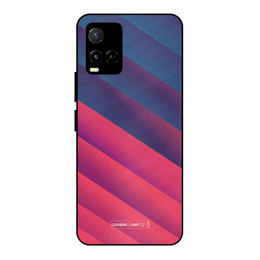 Vibrant Shades Metal Back Case for Vivo Y21