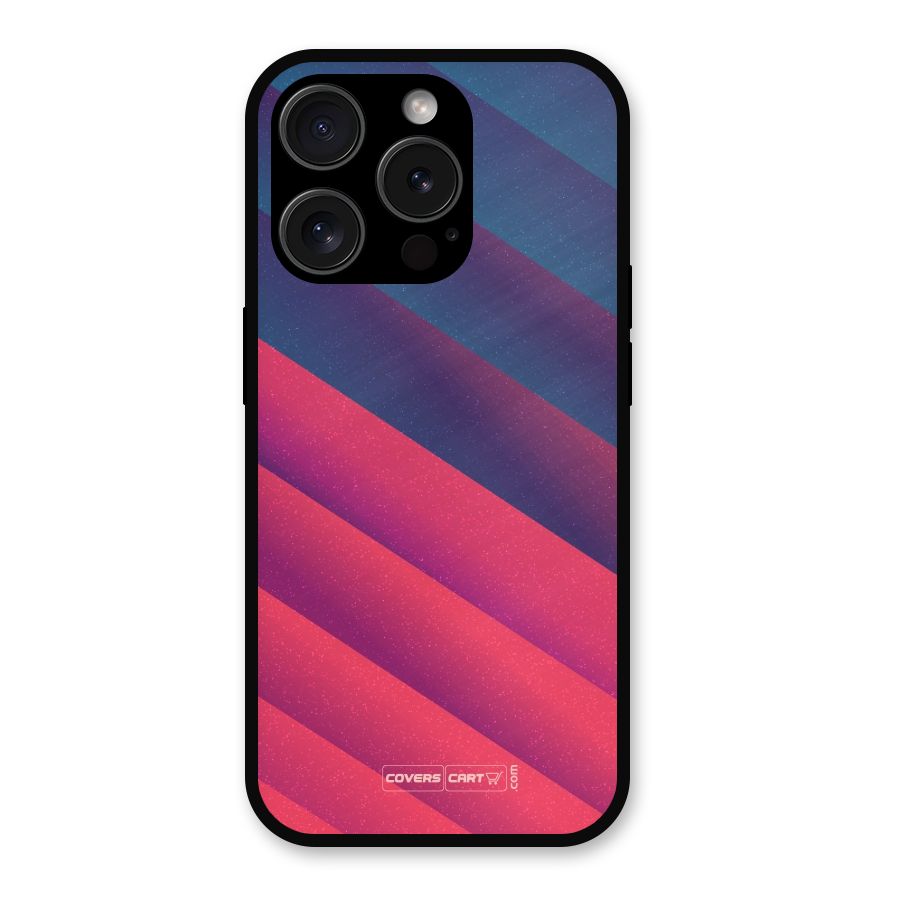 Vibrant Shades Metal Back Case for iPhone 15 Pro