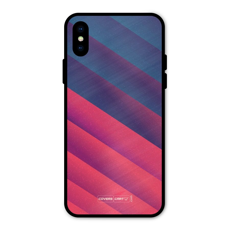 Vibrant Shades Metal Back Case for iPhone XS