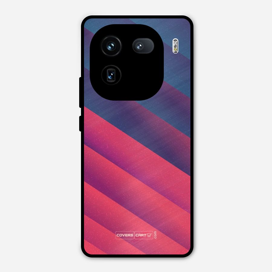 Vibrant Shades Metal Back Case for iQOO 12