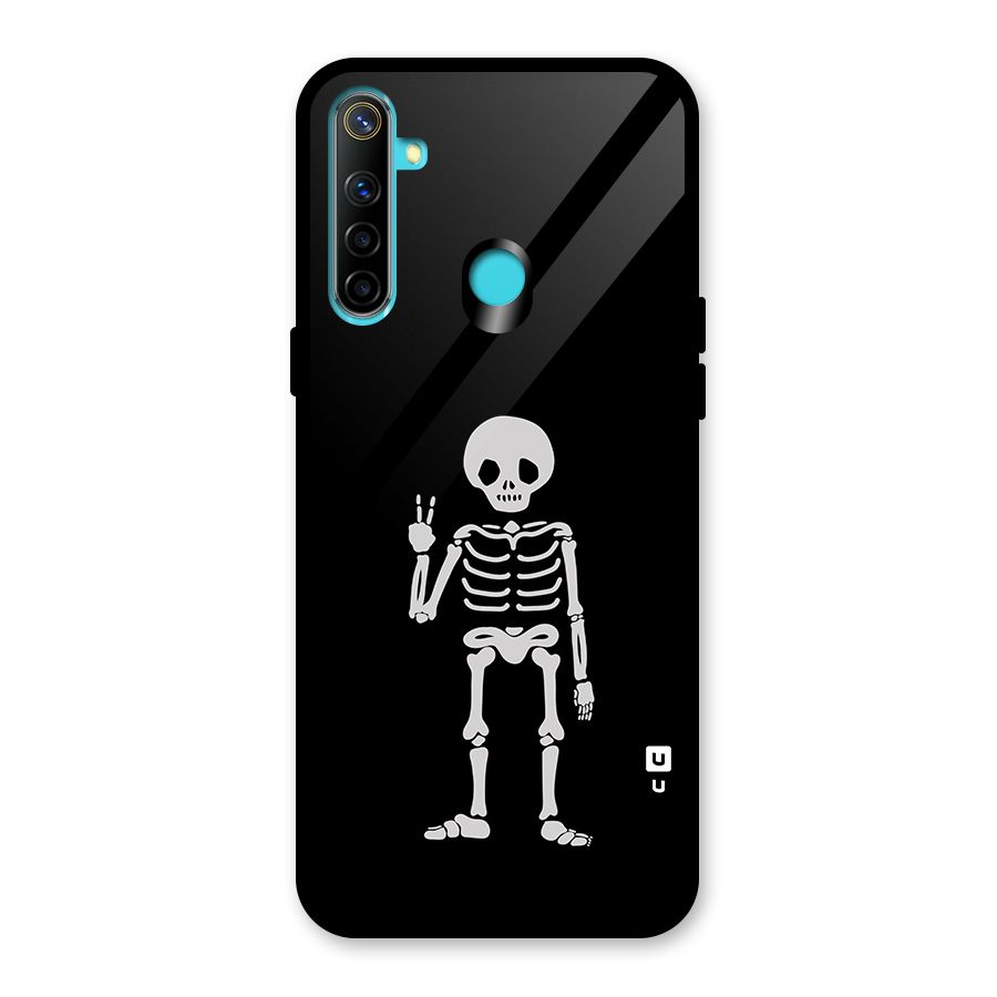 Victory Skeleton Spooky Glass Back Case for Realme Narzo 10