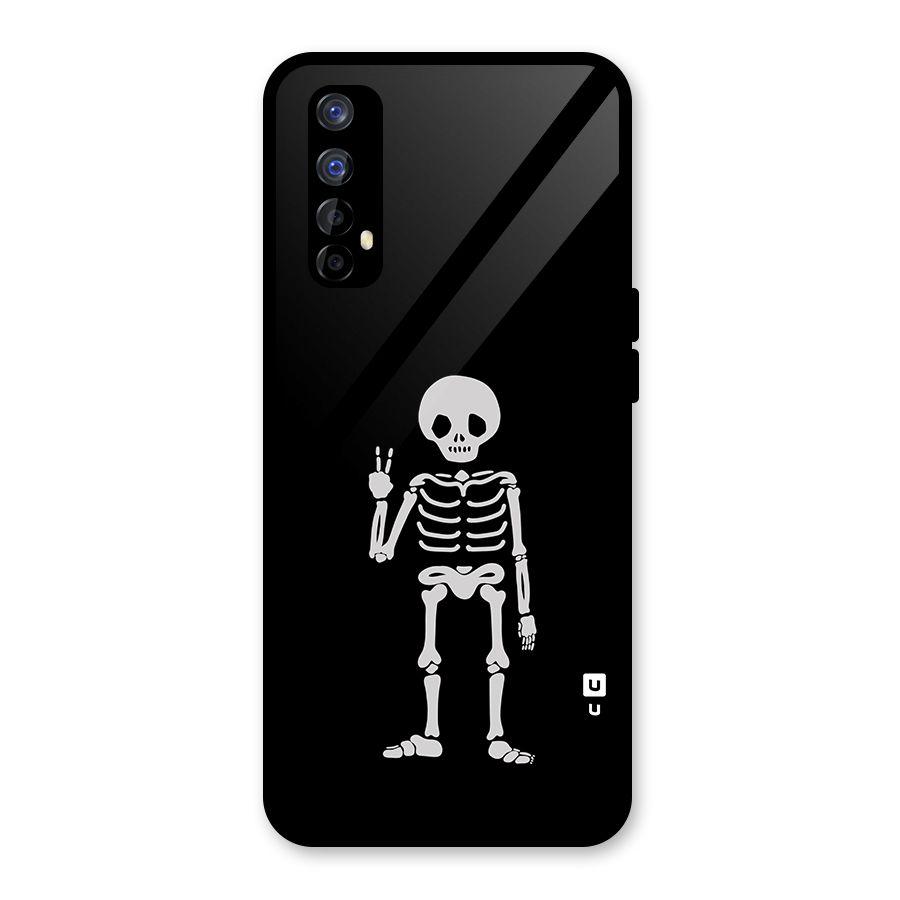 Victory Skeleton Spooky Glass Back Case for Realme Narzo 20 Pro