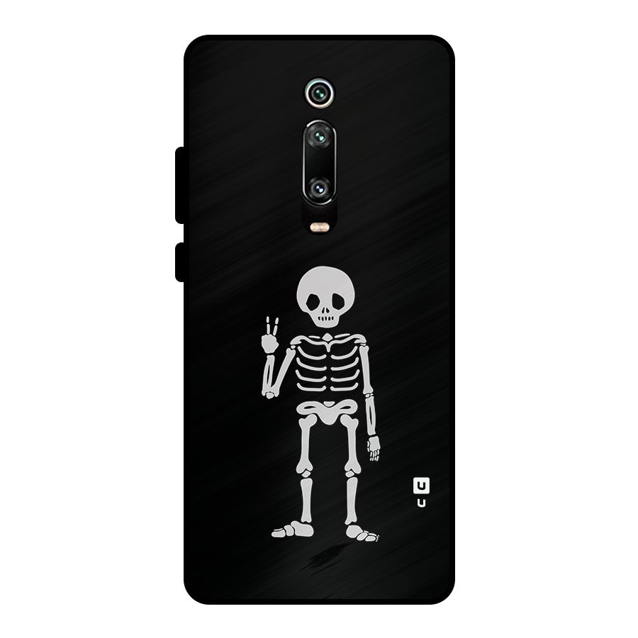 Victory Skeleton Spooky Metal Back Case for Redmi K20 Pro