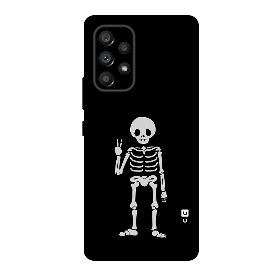 Victory Skeleton Spooky Original Polycarbonate Back Case for Galaxy A53 5G