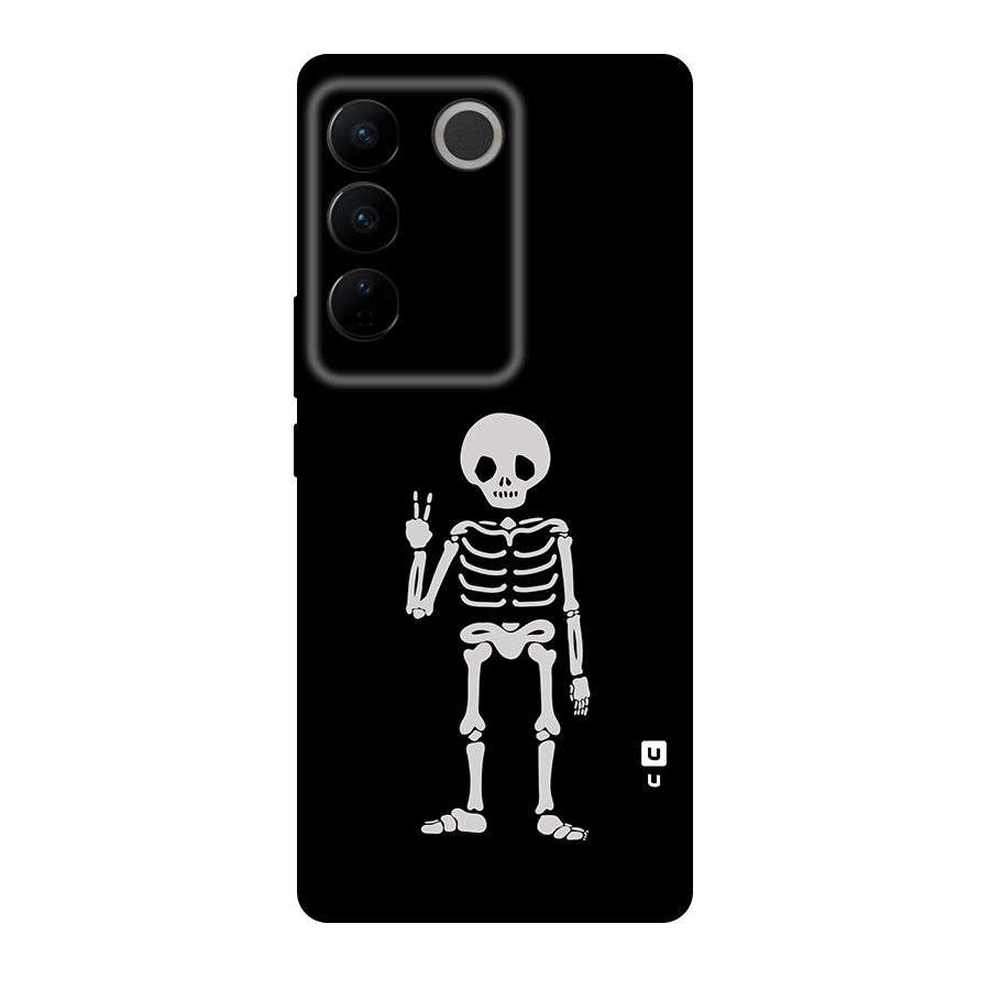 Victory Skeleton Spooky Original Polycarbonate Back Case for Vivo V27