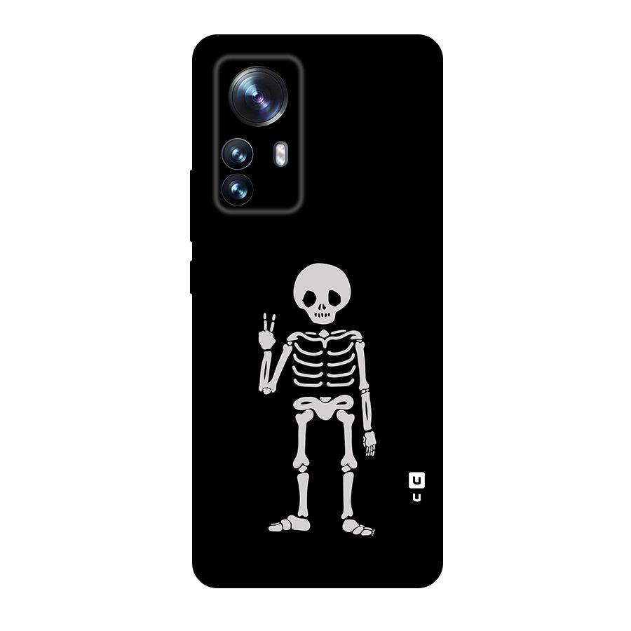 Victory Skeleton Spooky Original Polycarbonate Back Case for Xiaomi 12 Pro