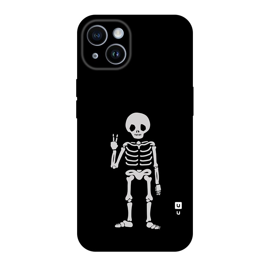 Victory Skeleton Spooky Original Polycarbonate Back Case for iPhone 14