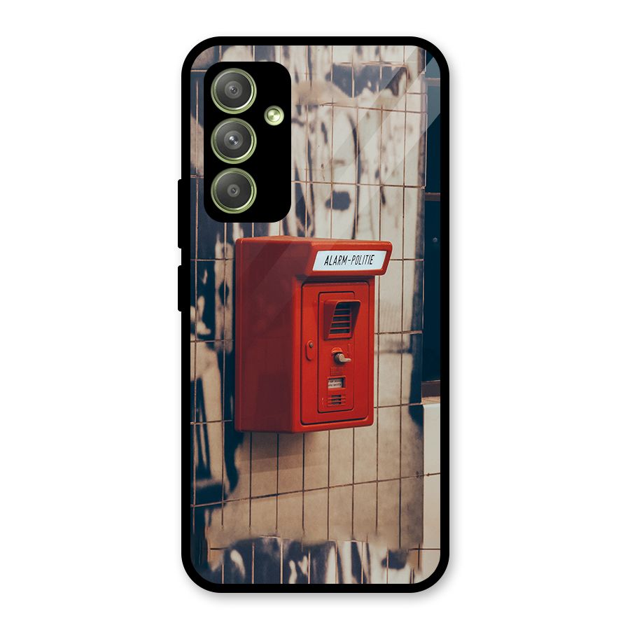 Vintage Alarm Glass Back Case for Galaxy A54