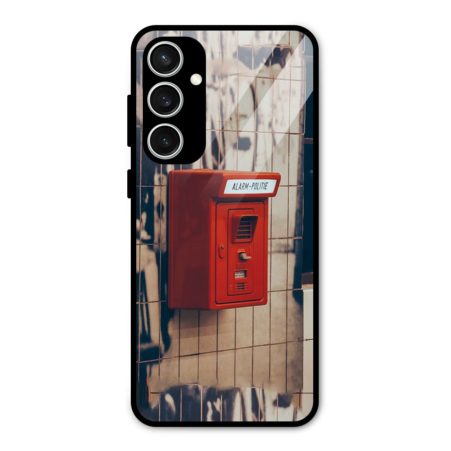 Vintage Alarm Glass Back Case for Galaxy S23 FE