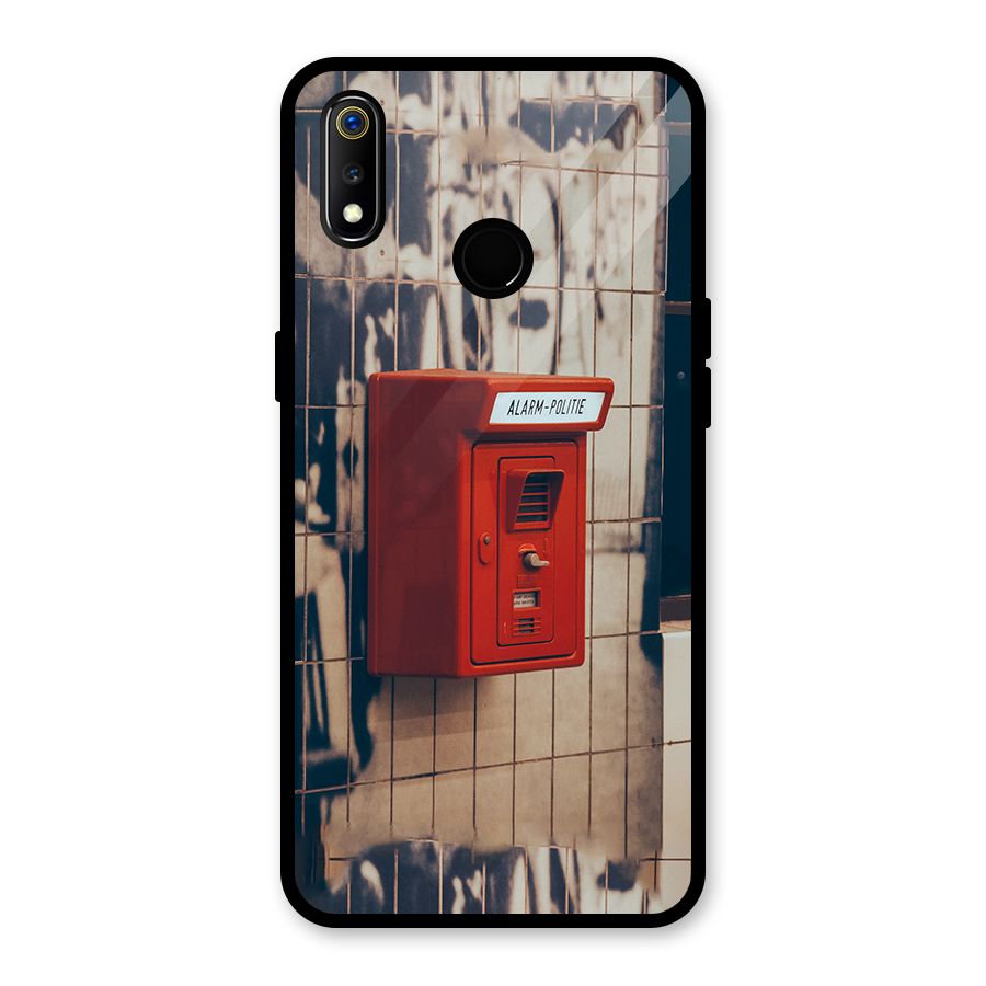 Vintage Alarm Glass Back Case for Realme 3i